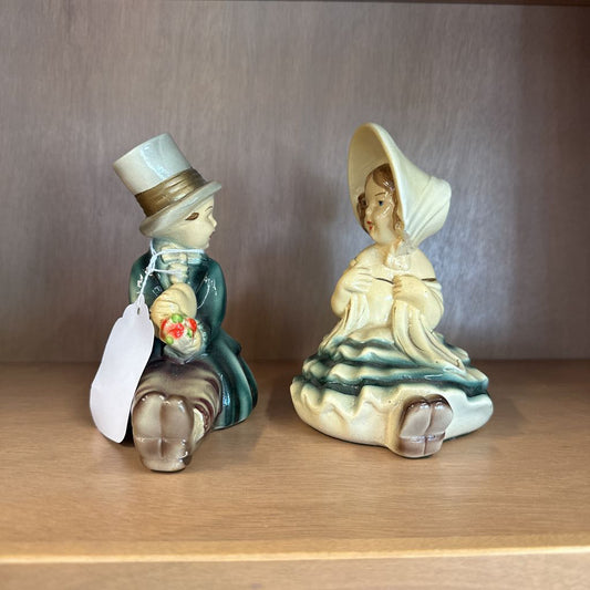 Boy and Girl Vintage Bookends