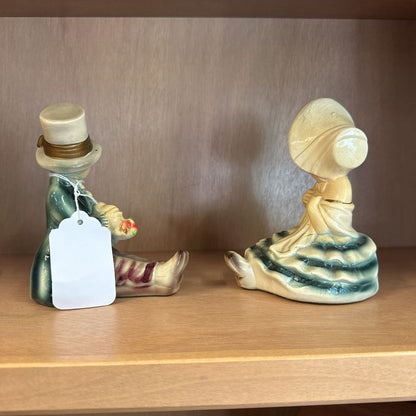 Boy and Girl Vintage Bookends