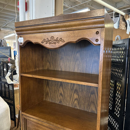 Vintage 3 Drawer Shelf w/ Bar Cabinet
