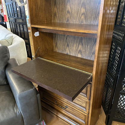 Vintage 3 Drawer Shelf w/ Bar Cabinet