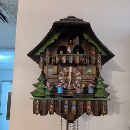 Wood Carved Cuckoo Clock